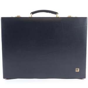 Dunhill attaché case bag leather black men's dunhill